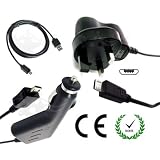 41N3U1EXsqL. SL160  GenieWish 3 in 1 Micro USB Charger Pack: AC UK 3 Pin Mains Wall Adaptor Plug / 12V In Car Charger / Micro USB Data Sync Cable for fits Amazon eReader, Kindle, Kindle DX, Kindle2, Kindle US, Kindle International, Kindle 3G, Kindle Wireless (CE & ROHS Certified)