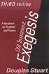 Old Testament Exegesis: A Handbook for Students and Pastors