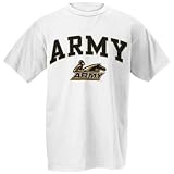Army Black Knights White Bare Essentials T-shirt