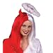 Naughty & Nice Halloween Angel/Devil Wig