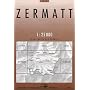 Zermatt 1 : 25 000 (Landeskarte Der Schweiz)