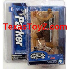 TONY PARKER San Antonio Spurs Basketball Figure NBA 12 McFarlane Toys Collectible