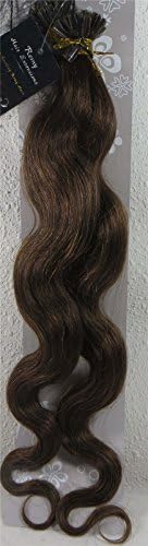 New 22" 26" Remy Body Wave Nail U-tip Human Hair Extensions 100grams 100s More Colors (22" 100gr body wave, #6 Medium Brown)