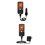 Essential Kit for the Sony Ericsson W810 / W810i includes a Car and Wall Charger - Gomadic Brand w/ TipExchange Technology