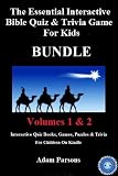 The Essential Interactive Bible Quiz & Trivia Game For Kids Bundle : (Volumes 1 & 2)