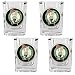 Boston Celtics NBA 4pc Square Shot Glass Set