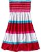 KIRRA Sunshine Pink Stripe Tube Dress - WHITE x MED