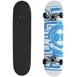Blind Maniac SS Full Complete Skateboard (White/Blue, 7.5-Inch)