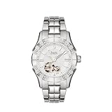 Bulova Ladies Mechanical Hand-Wind Automatic White Dial Watch #96R123 by Bulova
