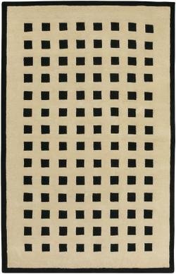 Surya Studio SR-100 | Beige - Black Area Rug 3'3 Surya Studio SR-100 | Beige - Black Area Rug 3'3