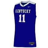 Kentucky #11 Youth Blue Replica Basketball Jersey