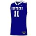 Kentucky #11 Youth Blue Replica Basketball Jersey