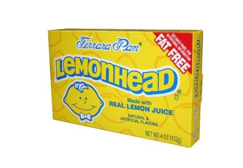 Ferrara Pan Lemon Head Concession, 4-Ounce Boxes (Pack of 24) by Ferrara Pan