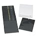 C-Line 45911 Shop ticket holder for 8-1/2x11 insert, clear front/black pressbrd back, 25/box