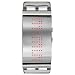 Diesel Men's Digital Silver Tone Leather Watch #DZ7091
