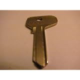 Fiat Ferrari Yugo (Door Trunk) - Cole Nickel Plated Single Sided Key Blank - (F5 FT38... by Cole Hersee
