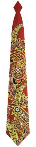 Red Medallions Tie TWP-10