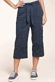 Pure Cotton Belted Cropped Cargo Trouser [T54-6010A-S]