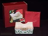 Lenox Holiday Napkin Holder W/ Napkins
