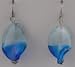 Blue Twist Earrings