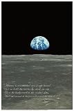 Earthrise (Earth Rising over Moon Horizon) Art Poster Print - 24