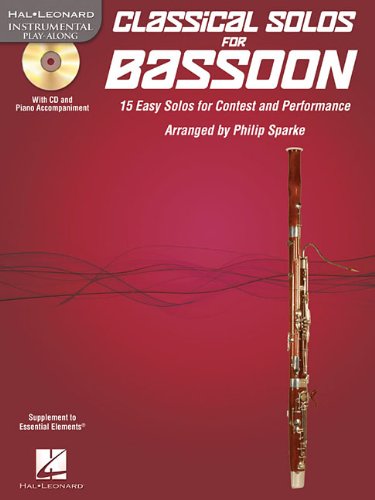 classical solos for bassoon bkcd rom hal leonard instrumental play along