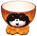 ZooBuds Lion Hand Painted Ice Cream or Cereal Face Bowl
