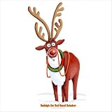 Rudolph the Red-Nosed Reindeer Christmas Life-Size Standup Poster