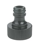 Gilmour 39QM Male Faucet Connector, Black