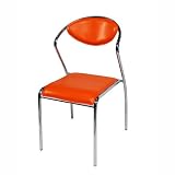 Locker Chair, Orange, Set of 4