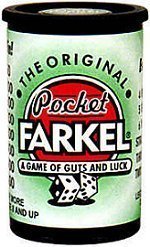 Original Pocket Farkel Miniature Set (Green Dice)
