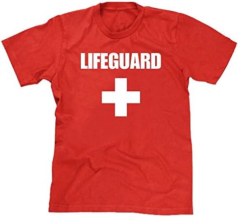 LifeGuard T-shirt Printed on Front Adult Mens Unisex T-shirt
