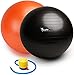 Exercise Ball, LuxFit Premium EXTRA THICK Yoga Ball '2 Year Warranty' - Swiss Ball Includes Foot Pump. Anti-Burst - Slip Resistant! 45cm, 55cm, 65cm, 75cm, 85cm Size Fitness Balls Available.