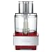 Cuisinart DFP-14BCNR 14-Cup Food Processor, Brushed Stainless and Red
