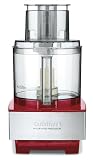 Cuisinart DFP-14BCNR 14-Cup Food Processor, Brushed Stainless and Red