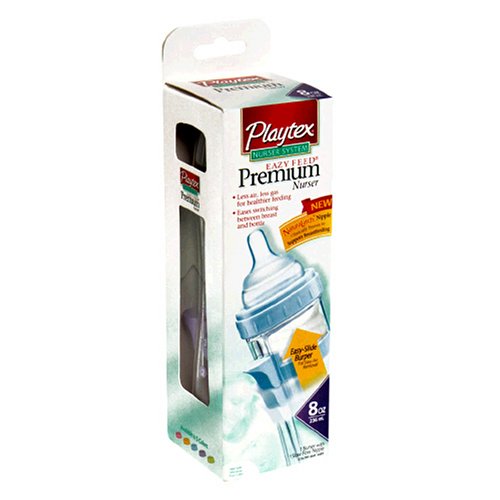 Playtex Premium Nurser System, 8 Ounces, Colors May Vary, 1-Count Boxes (Pack of 6)