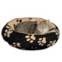Trixie 37691 Sammy Kuschelbett, � 50 cm, schwarz/grau