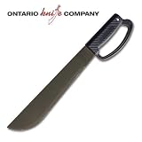Ontario Camper Machete D Handle Black 12 Inch