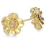 Kate Spade New York Swim Team Gold Flower Stud