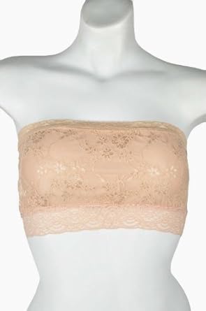 Women's Lace Bandeau Tube Top Bra