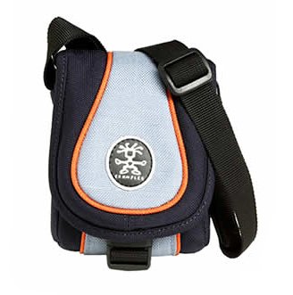 Childrens Toyshop  Third Party New : Crumpler The Crisp E 250 - navy / lt blue / orange photo bag