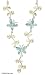 Necklace, 'Butterfly Rose' 1.8 W 17.7 L