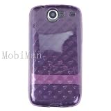 41N448Y5okL. SL160  MobiMan®   Translucent Purple Skin Gel Snap on Case Cover for Google / HTC Nexus One N1