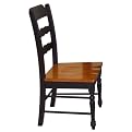Black/Cherry Side Chair - Set of 2