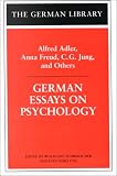 German Essays on Psychology (The German Library, V. 62)