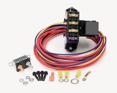 Painless Wiring 70203 Wthrprf Fuse Bk 3 Circuit On Sale