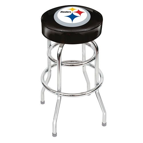 Pittsburgh Steelers Backless Swivel Sports Bar Stool