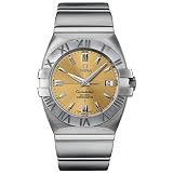 Omega Constellation Mens-Large Champagne Dial Stainless Steel Automatic Double Eagle Watch 1503.10