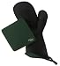 Kitchen & Housewares : Kitchen Grips ContourFit Mitt 2-Piece Set, Green