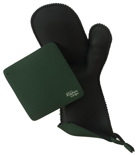 Childrens Toyshop  Kitchen & Housewares : Kitchen Grips ContourFit Mitt 2-Piece Set, Green